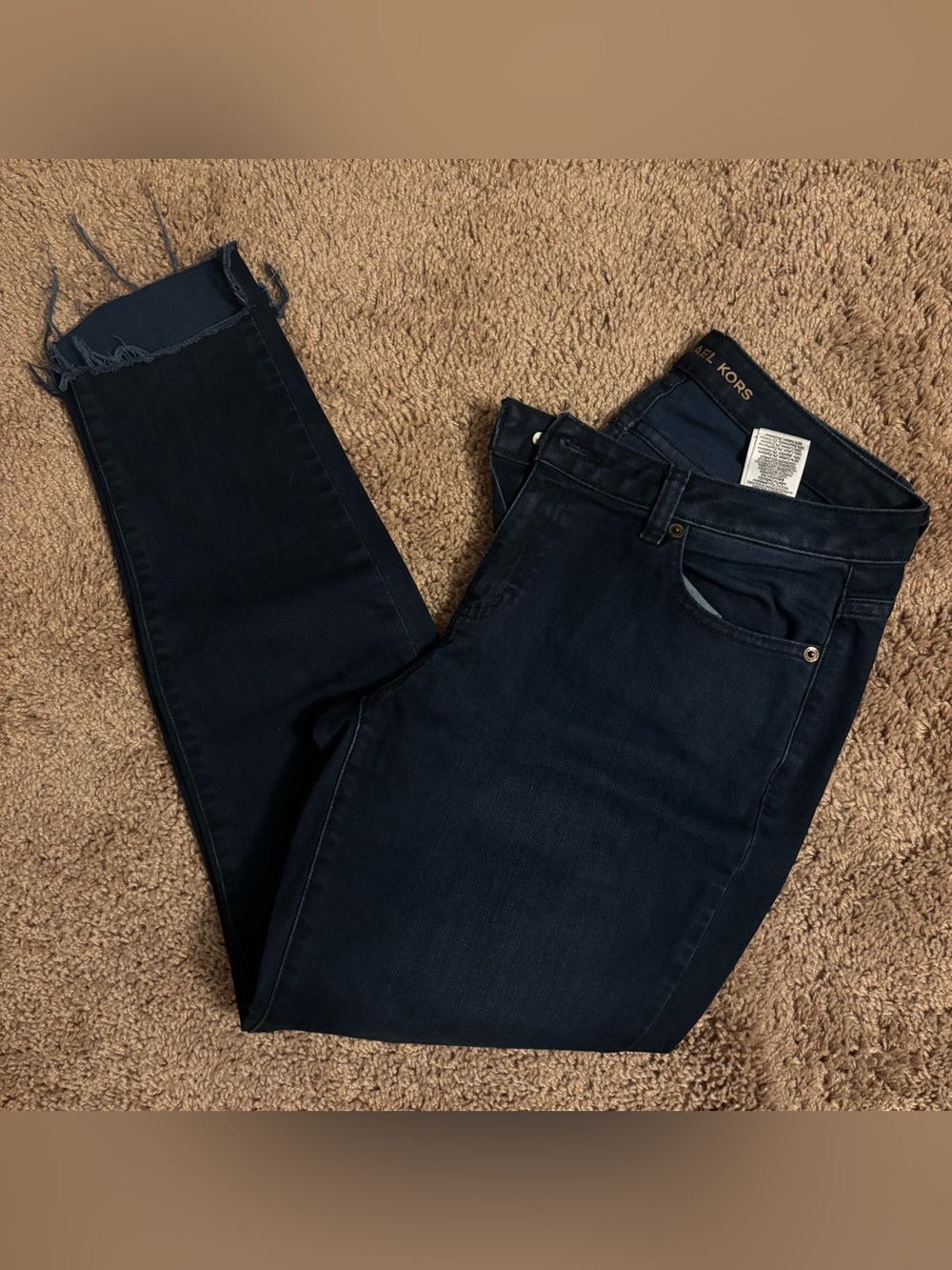 Michael Kors Dark Wash Izzy Skinny Jeans